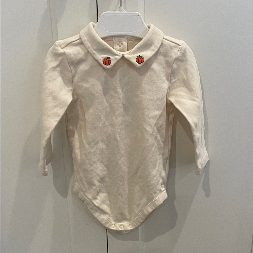Janie and Jack Cream Long Sleeve One Piece